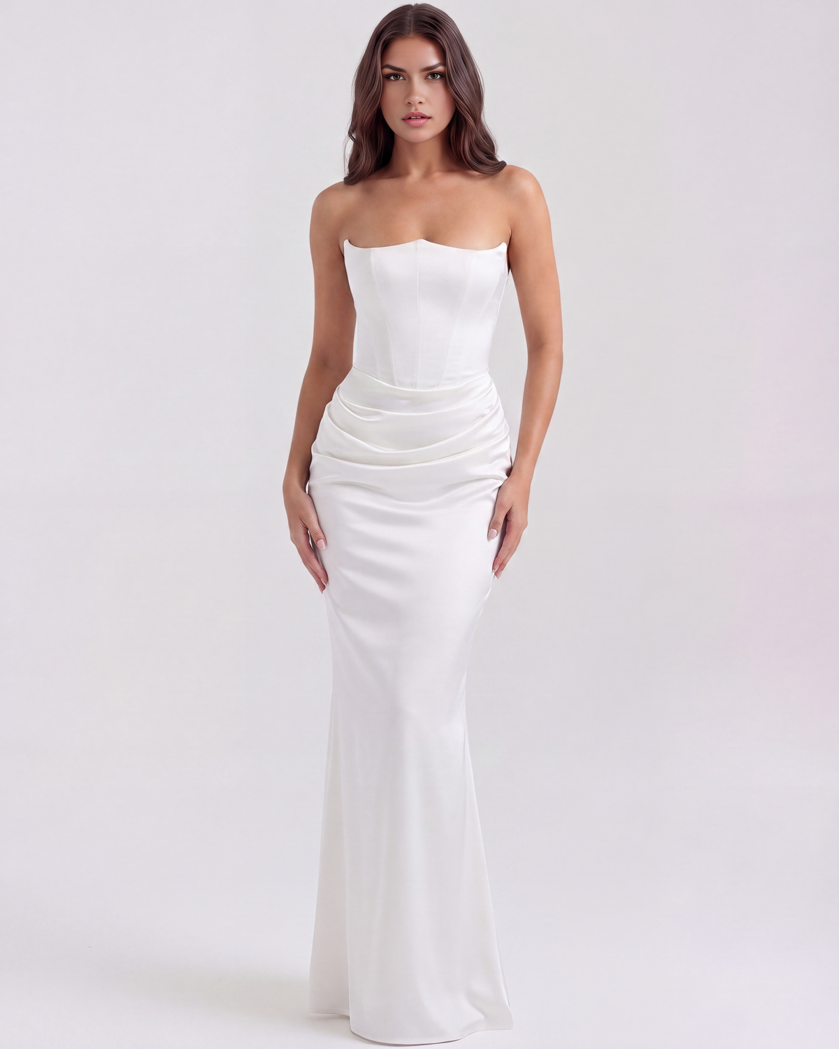 Rosalind — vestido en color blanco · Novah Collection [color:Blanco]