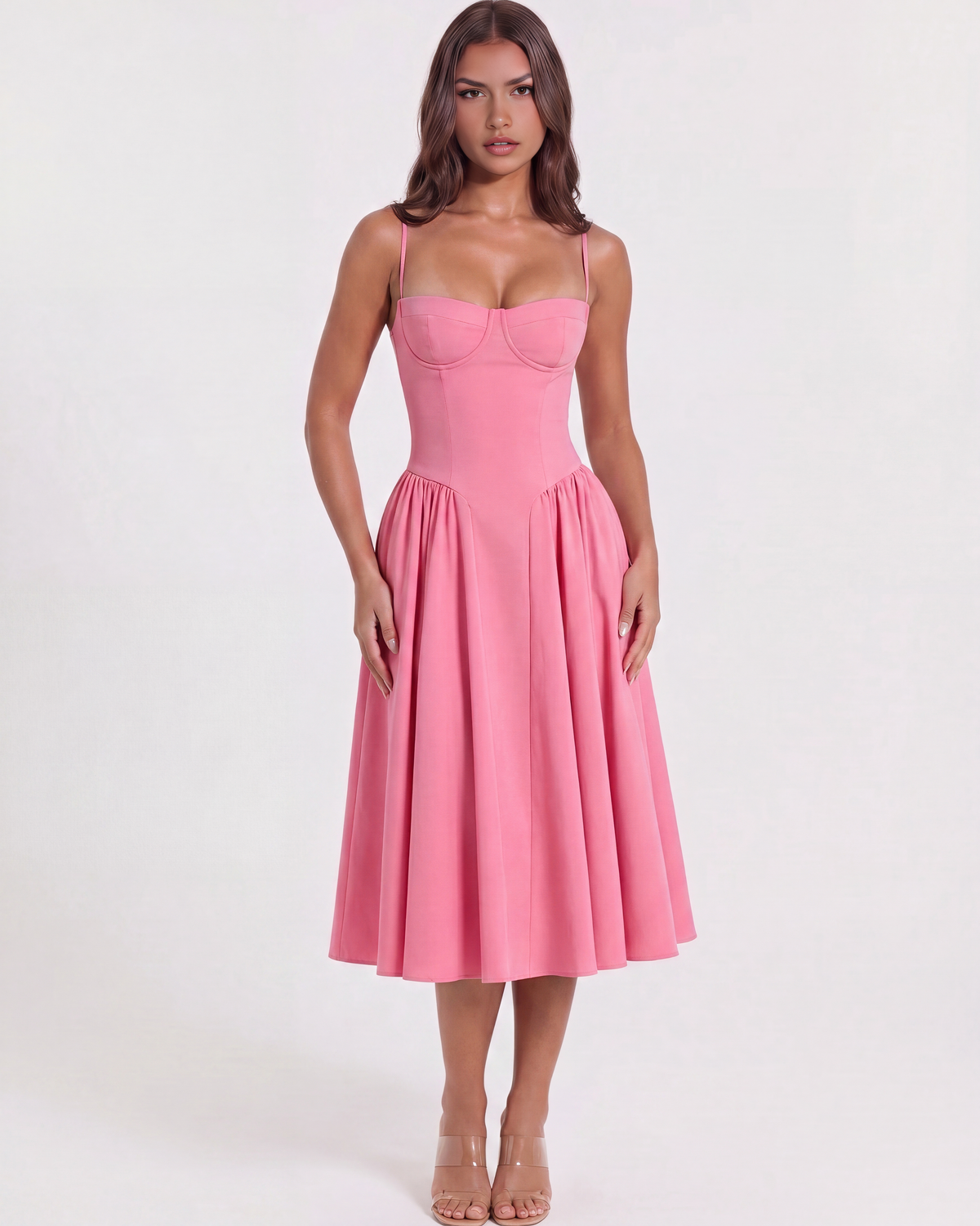Francesca — vestido en color rosa · Novah Collection [color:Rosa]