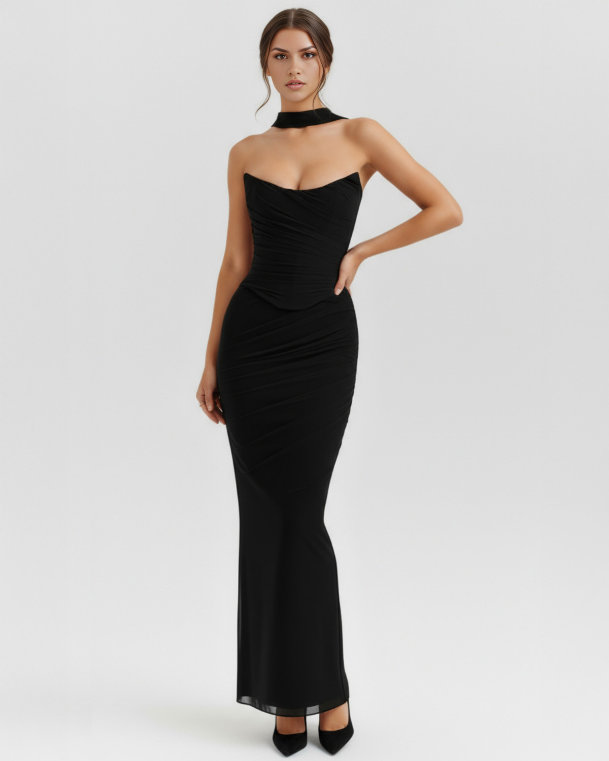 Malu — vestido en color negro · Novah Collection [color:Negro]