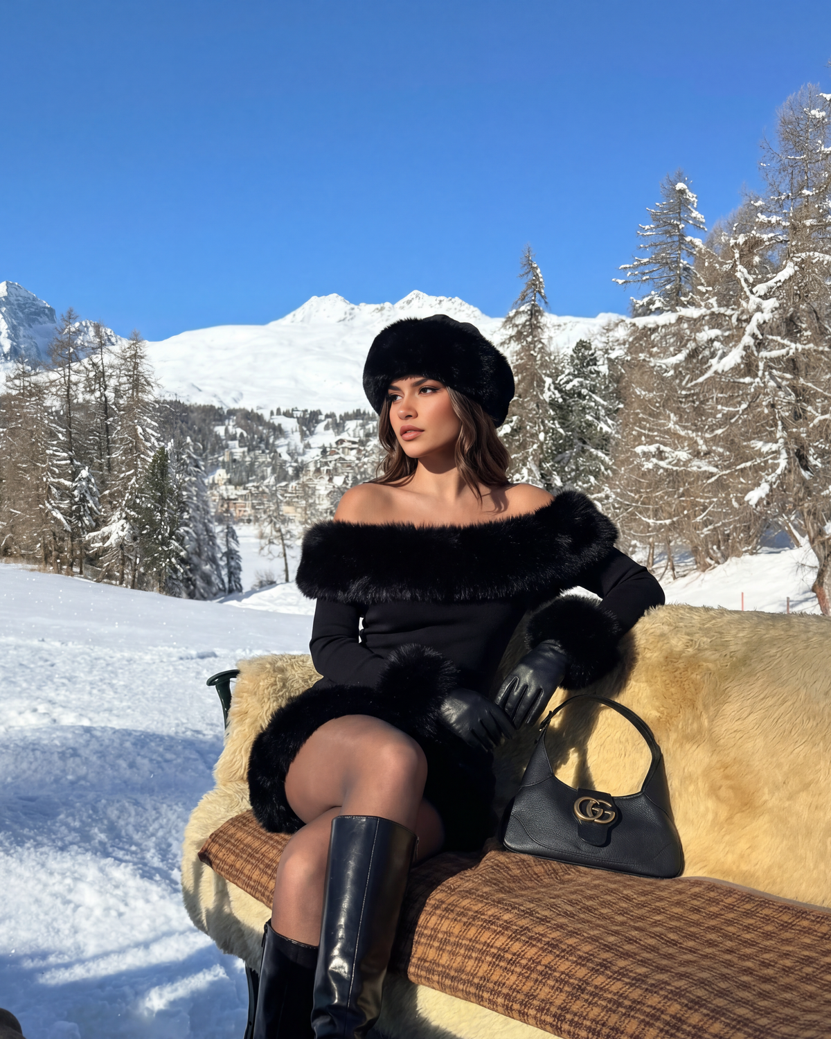 Bella — vestido en color negro · Novah Collection [color:Negro]