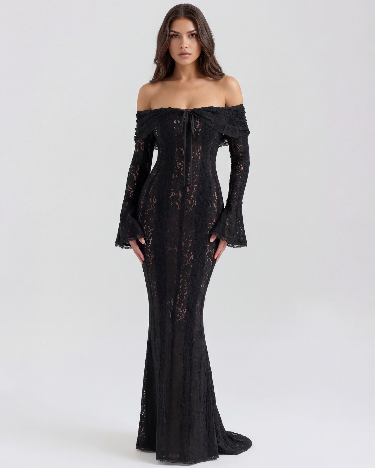 Alessandra — vestido en color negro · Novah Collection [color:Negro]