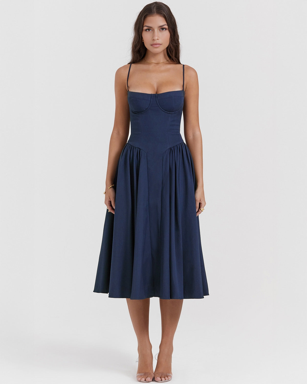 Francesca — vestido · Novah Collection [color:Azul Marino]