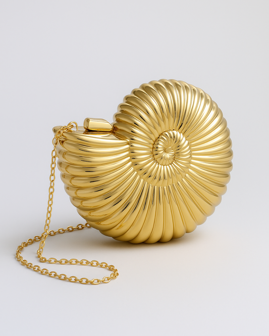 Ariel Gold Clutch — bolso de mano · Novah Collection