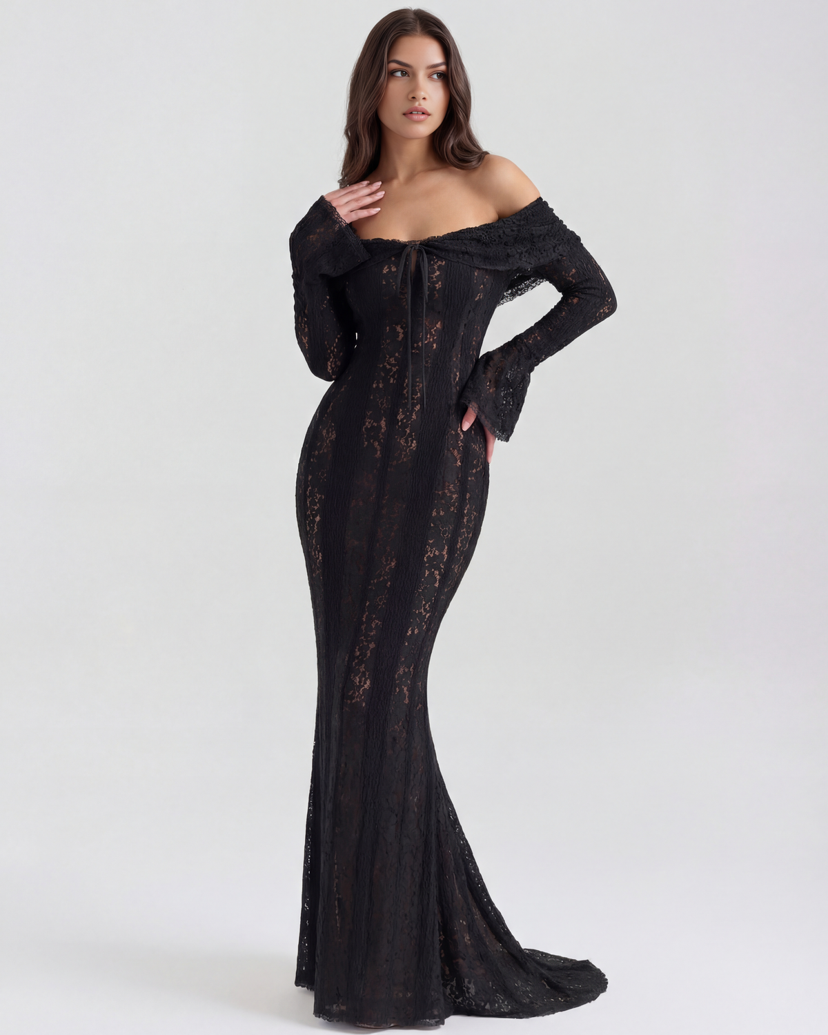 Alessandra — vestido en color negro · Novah Collection [color:Negro]