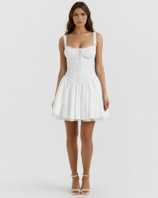 Luna — vestido en color blanco · Novah Collection [color:Blanco]