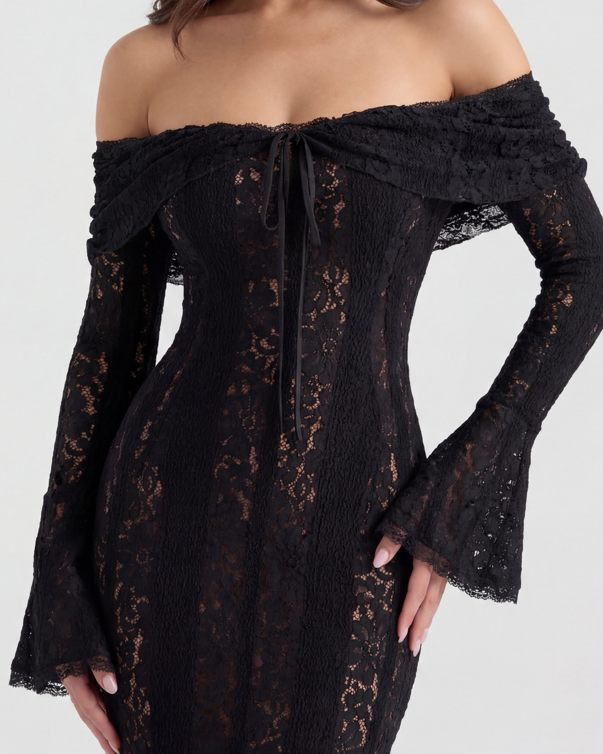 Alessandra — vestido en color negro · Novah Collection [color:Negro]