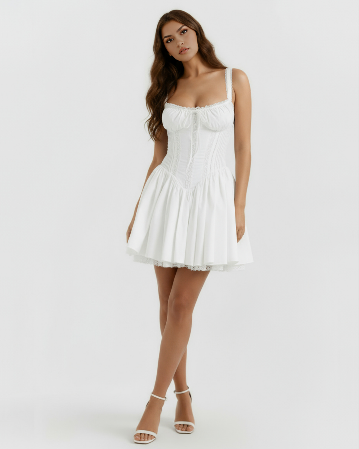 Luna — vestido en color blanco · Novah Collection [color:Blanco]