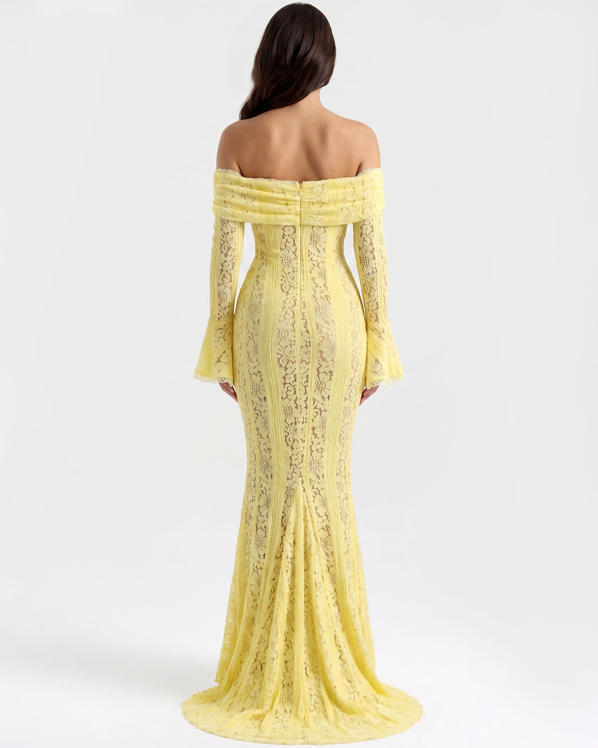 Alessandra — vestido en color amarillo · Novah Collection [color:Amarillo]