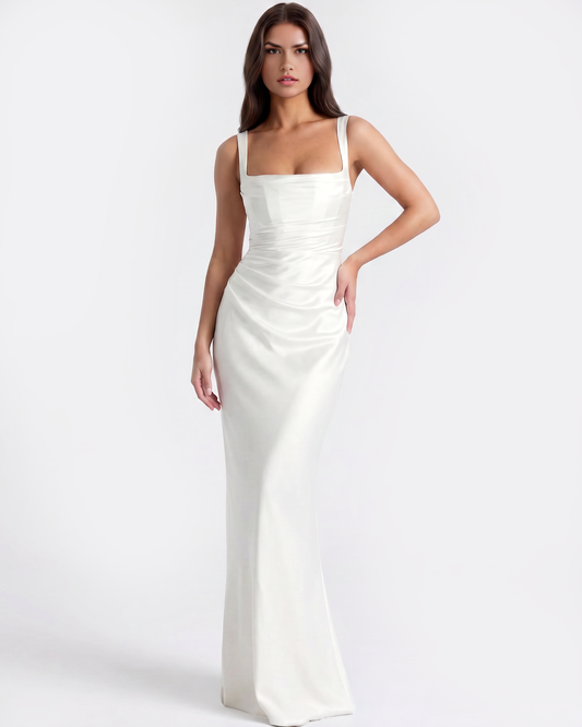 Adrienne — vestido en color blanco · Novah Collection [color:Blanco]