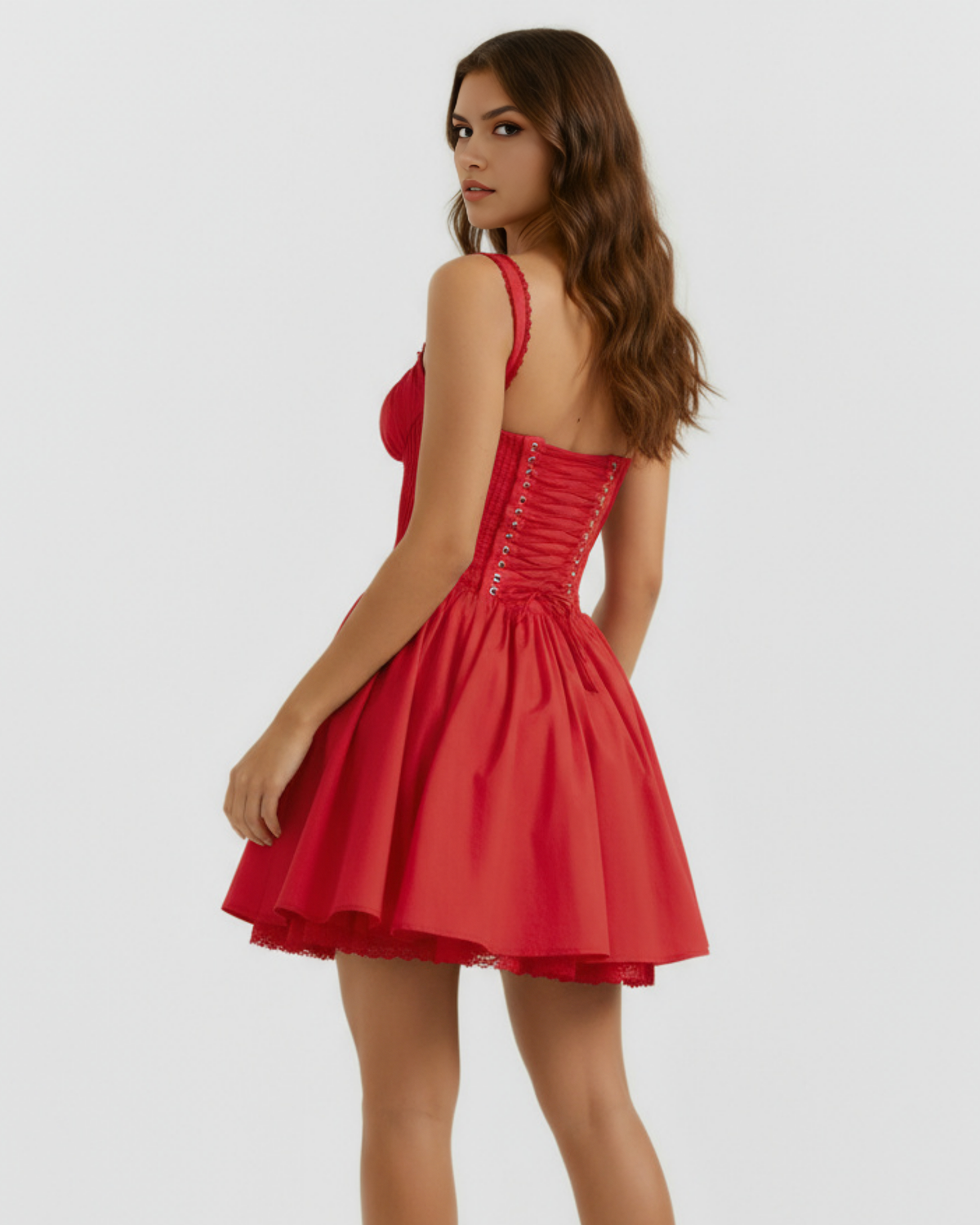 Luna — vestido en color rojo · Novah Collection [color:Rojo]