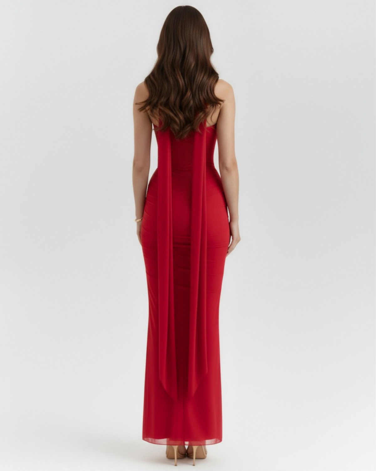 Malu — vestido en color rojo · Novah Collection [color:Rojo]