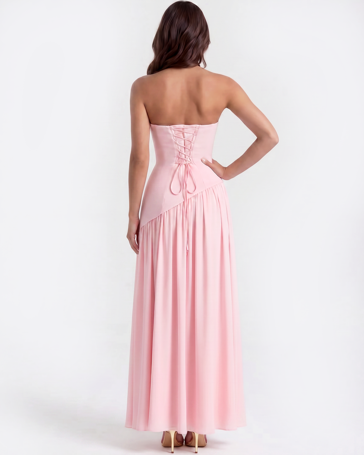 Serena — vestido en color rosa · Novah Collection [color:Rosa]