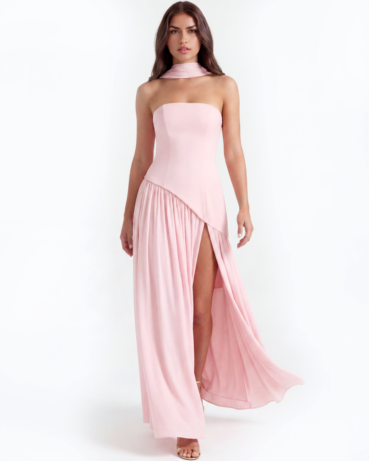 Serena — vestido en color rosa · Novah Collection [color:Rosa]
