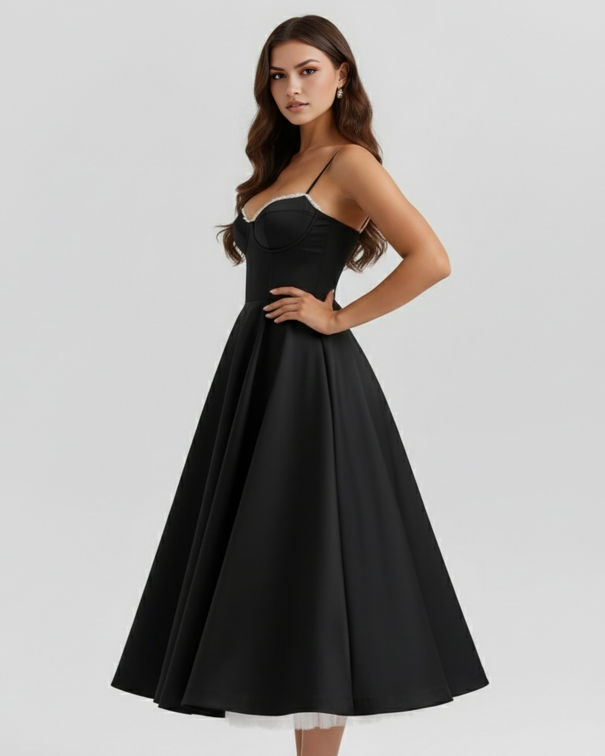 Selene — vestido en color negro · Novah Collection [color:Negro]