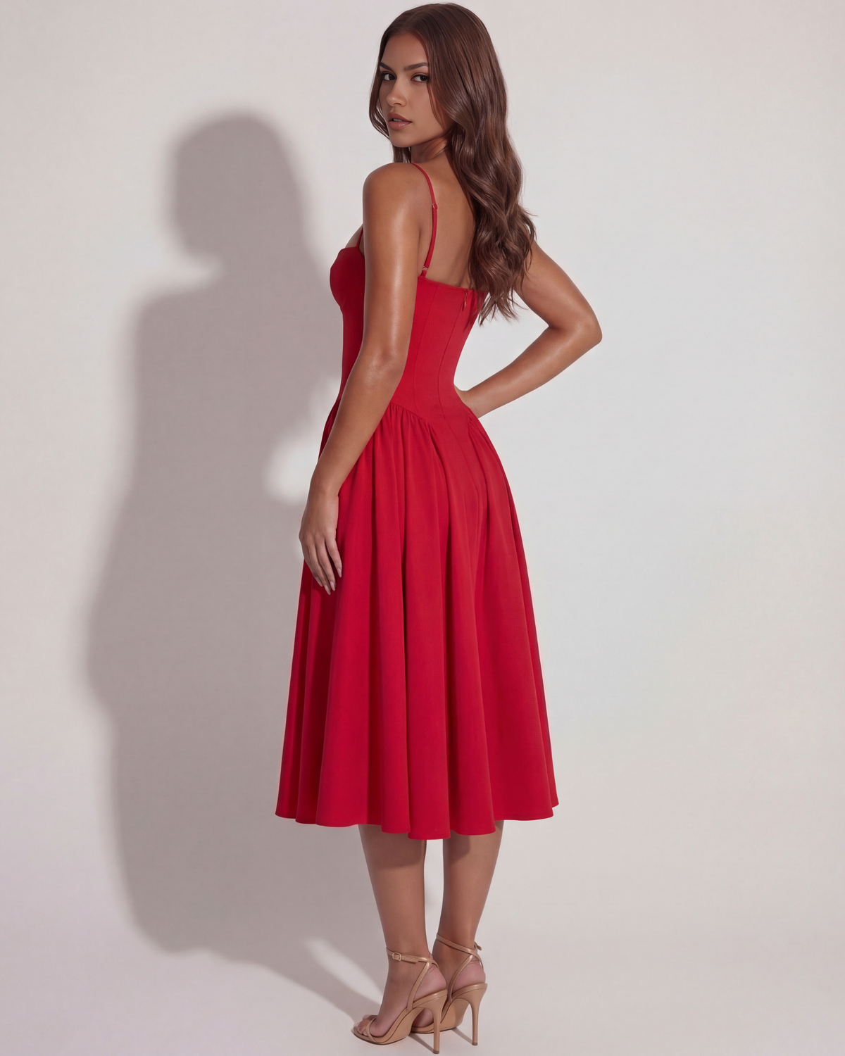 Francesca — vestido en color rojo · Novah Collection [color:Rojo]