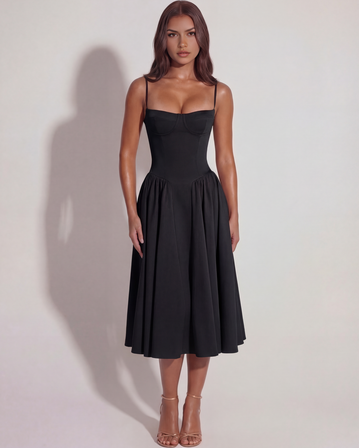 Francesca — vestido · Novah Collection [color:Negro]