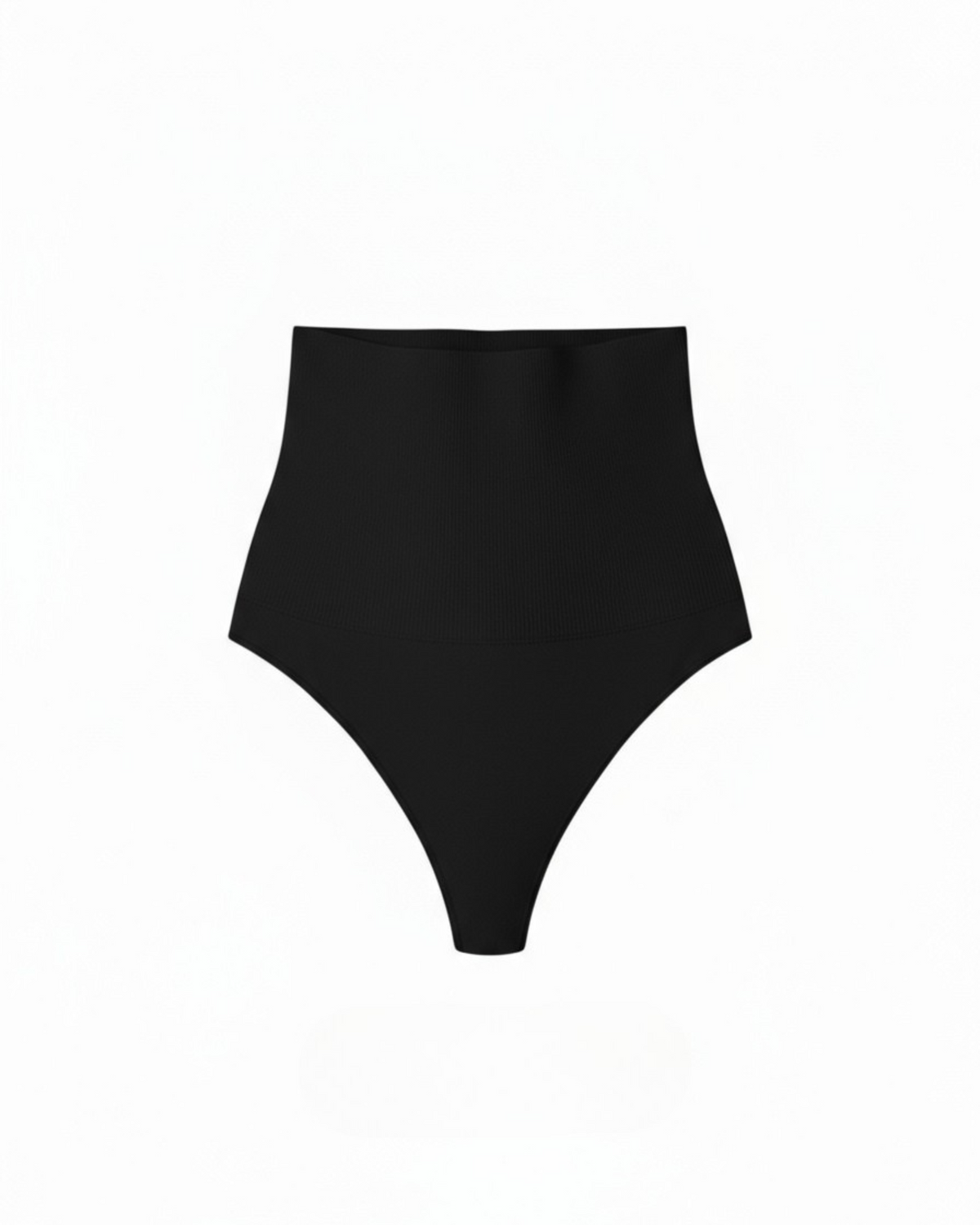 High-Waisted Thong — prenda moldeadora en color negro · Novah Collection [color:Negro]