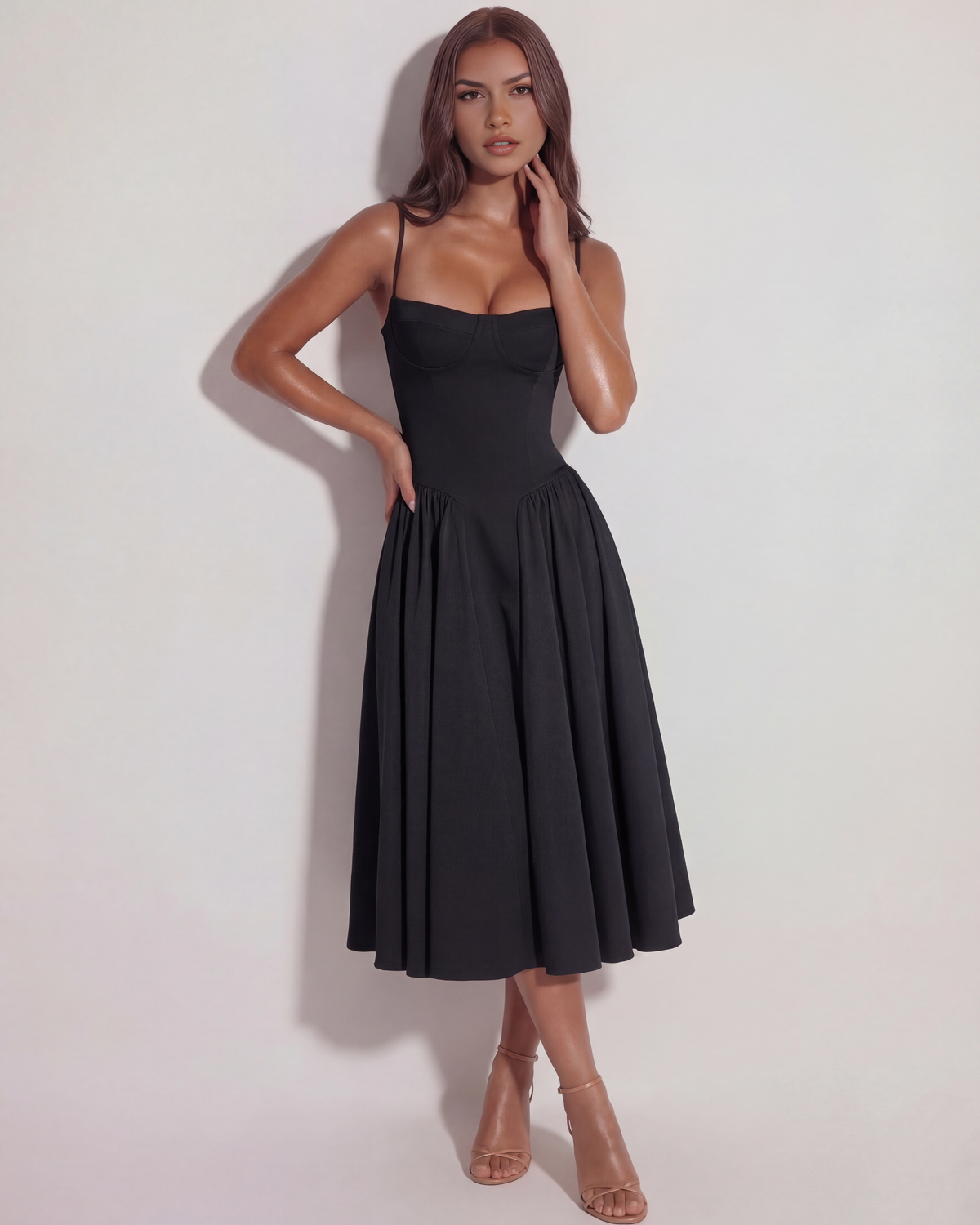 Francesca — vestido en color negro · Novah Collection [color:Negro]