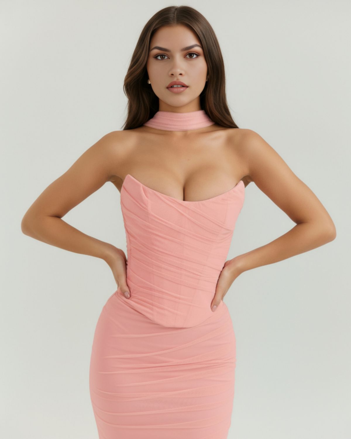 Malu — vestido en color rosa · Novah Collection [color:Rosa]