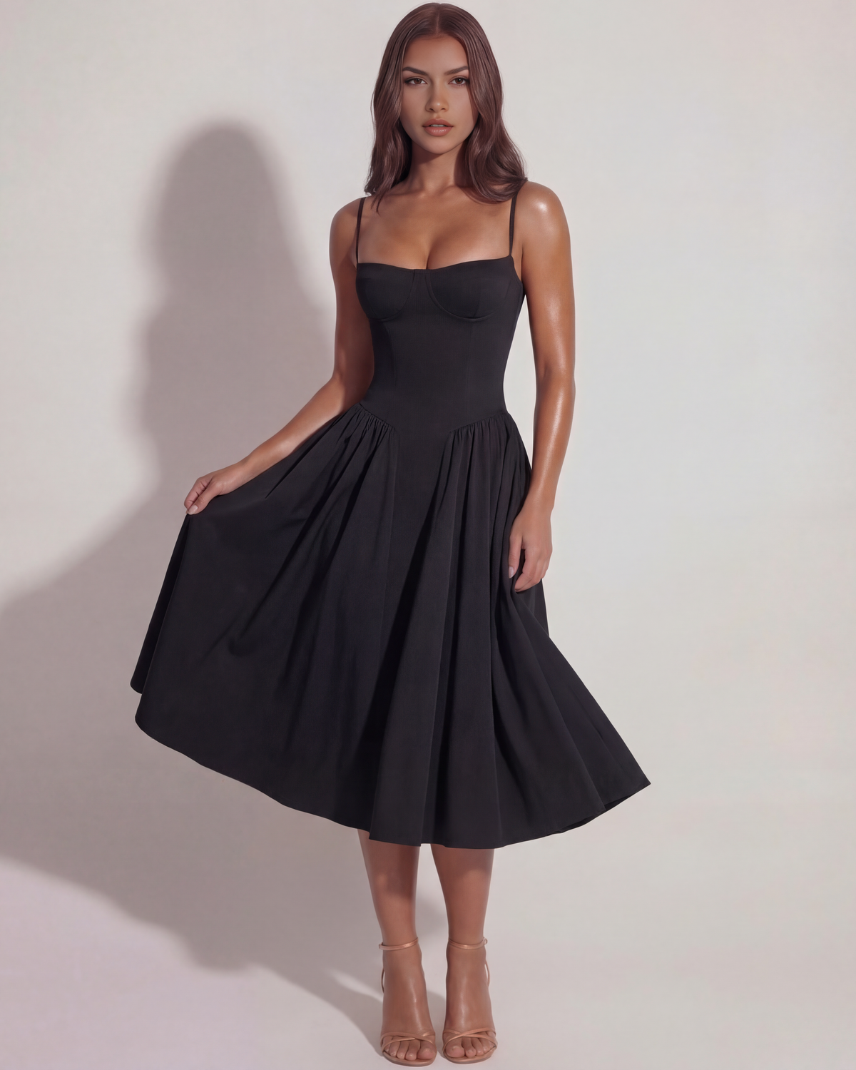 Francesca — vestido en color negro · Novah Collection [color:Negro]