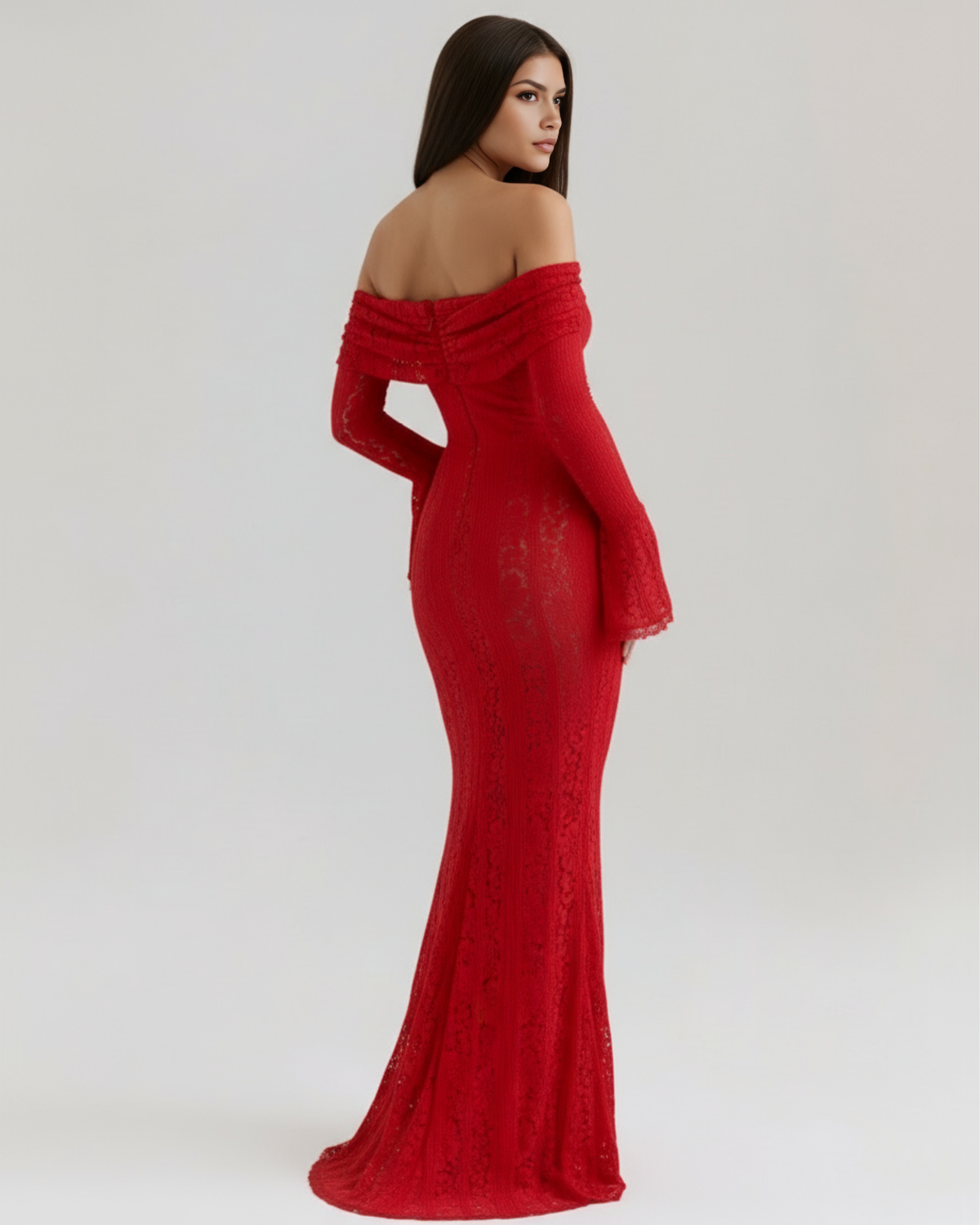 Alessandra — vestido en color rojo · Novah Collection [color:Rojo]