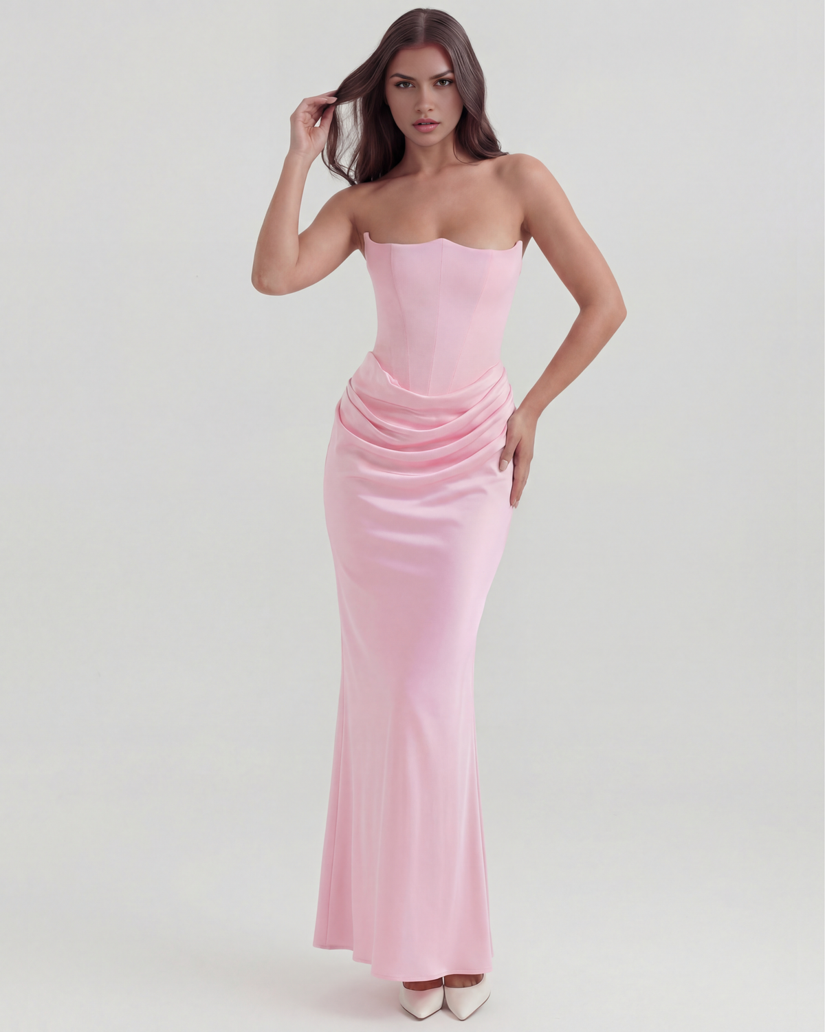Rosalind — vestido en color rosa · Novah Collection [color:Rosa]