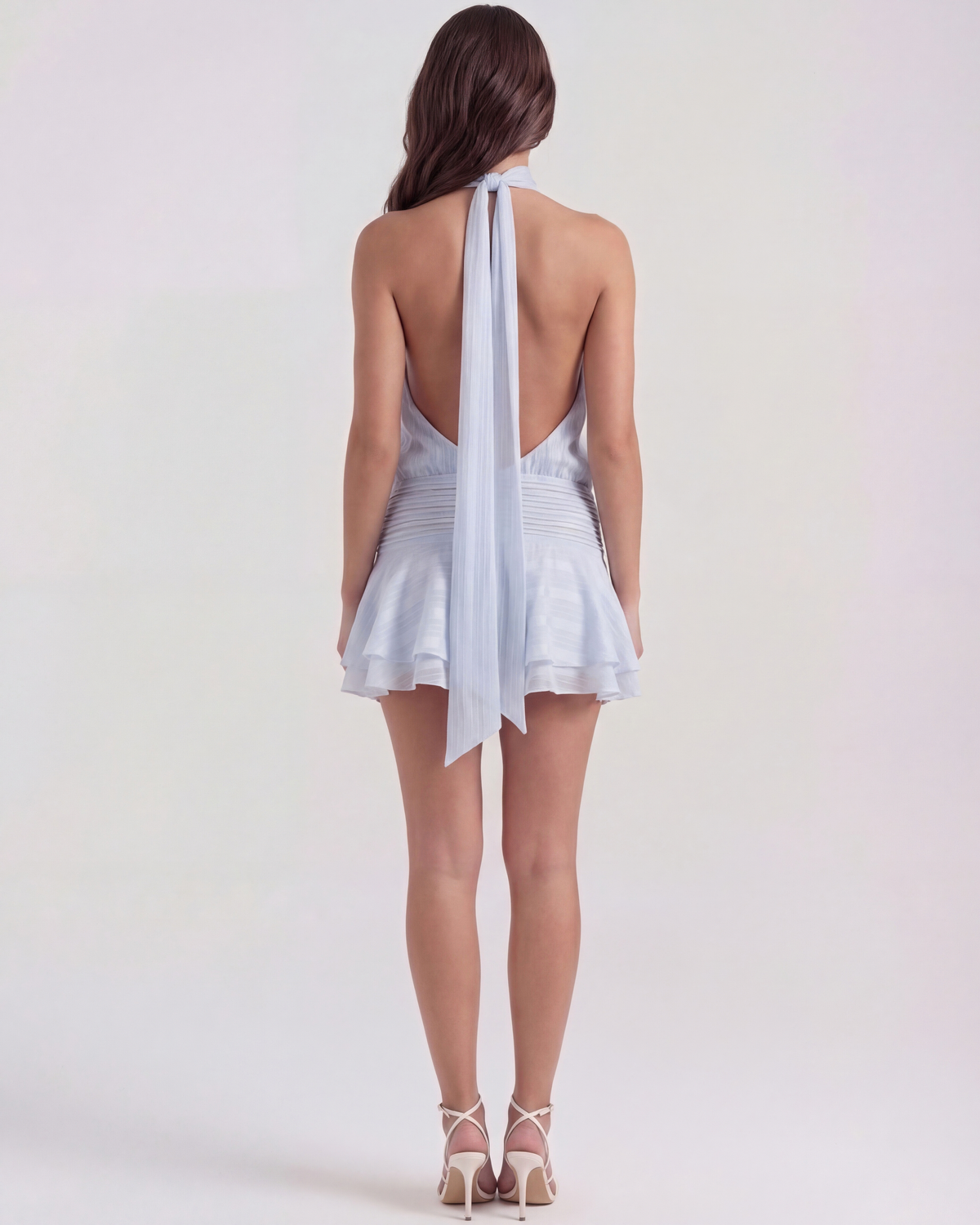 Chiara — vestido en color azul bebé · Novah Collection [color:Azul Bebé]