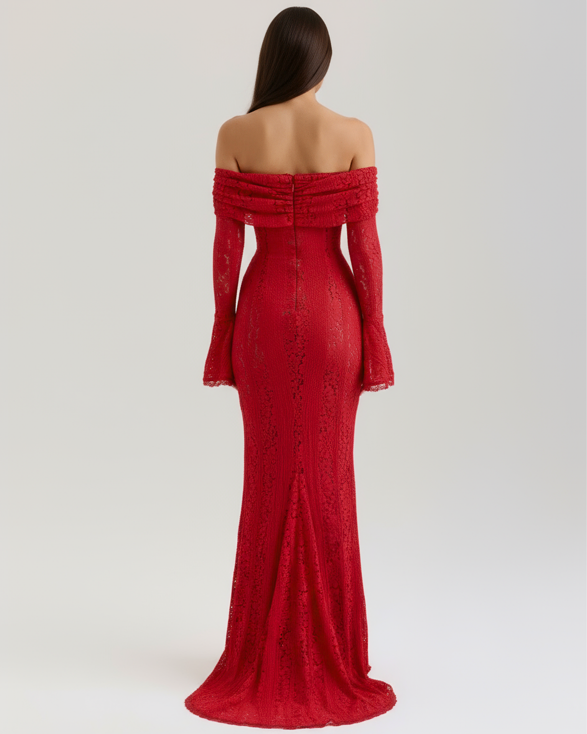 Alessandra — vestido en color rojo · Novah Collection [color:Rojo]