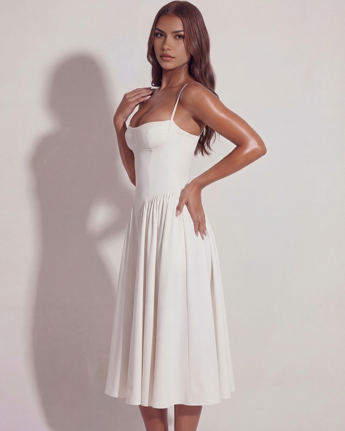 Francesca — vestido en color blanco · Novah Collection [color:Blanco]