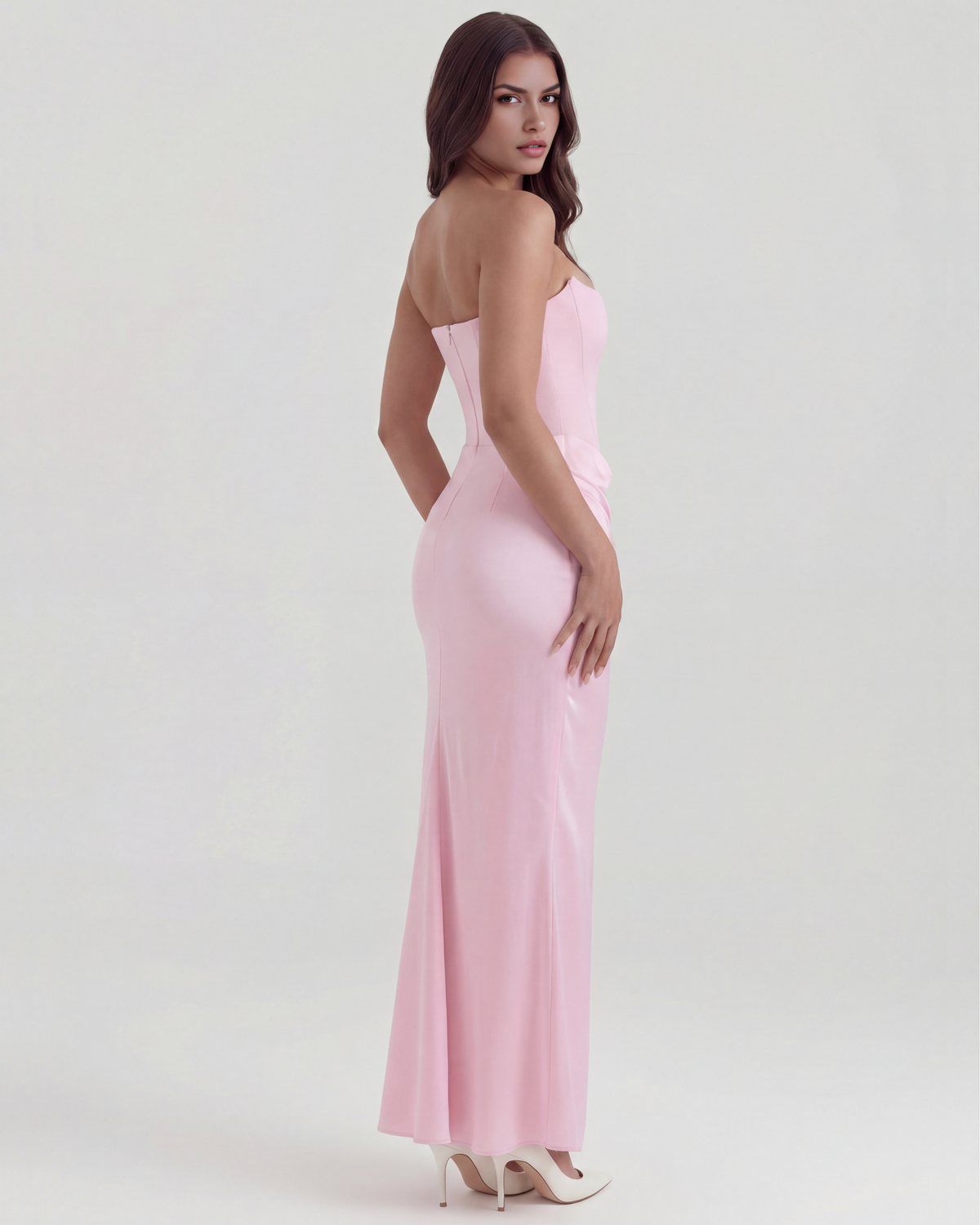 Rosalind — vestido en color rosa · Novah Collection [color:Rosa]