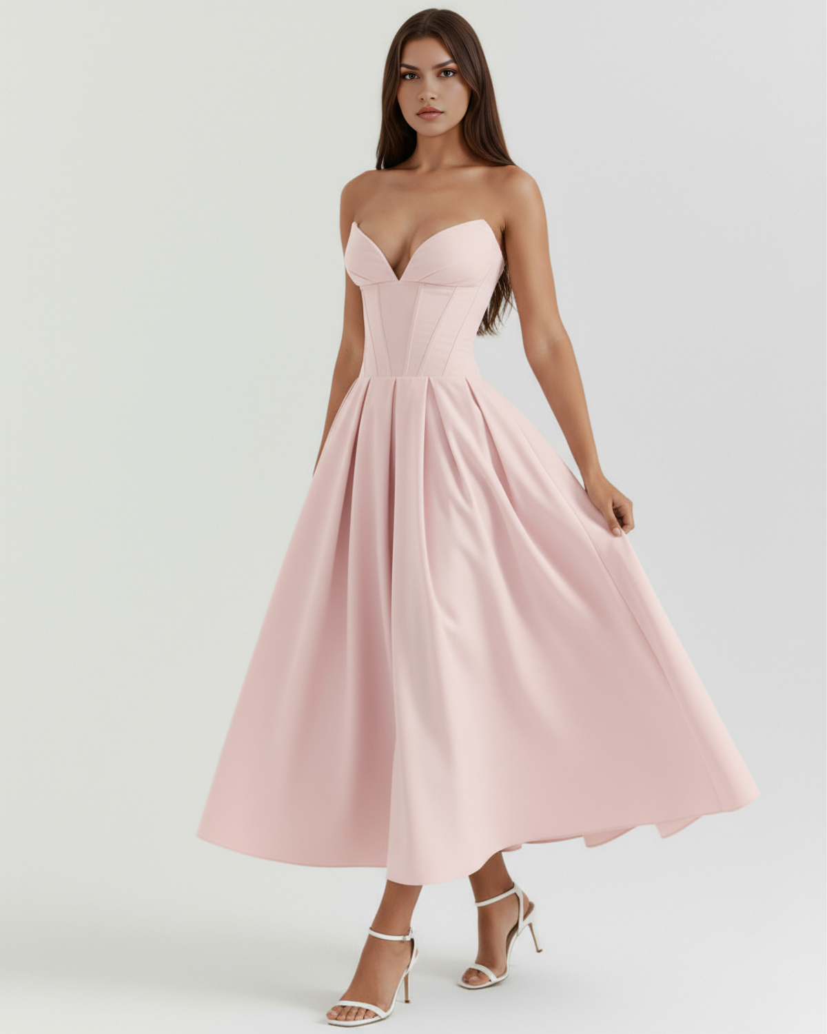 Amalfi — vestido en color rosa · Novah Collection [color:Rosa]