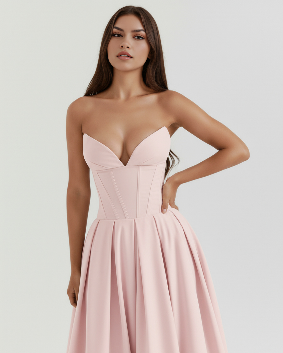 Amalfi — vestido en color rosa · Novah Collection [color:Rosa]