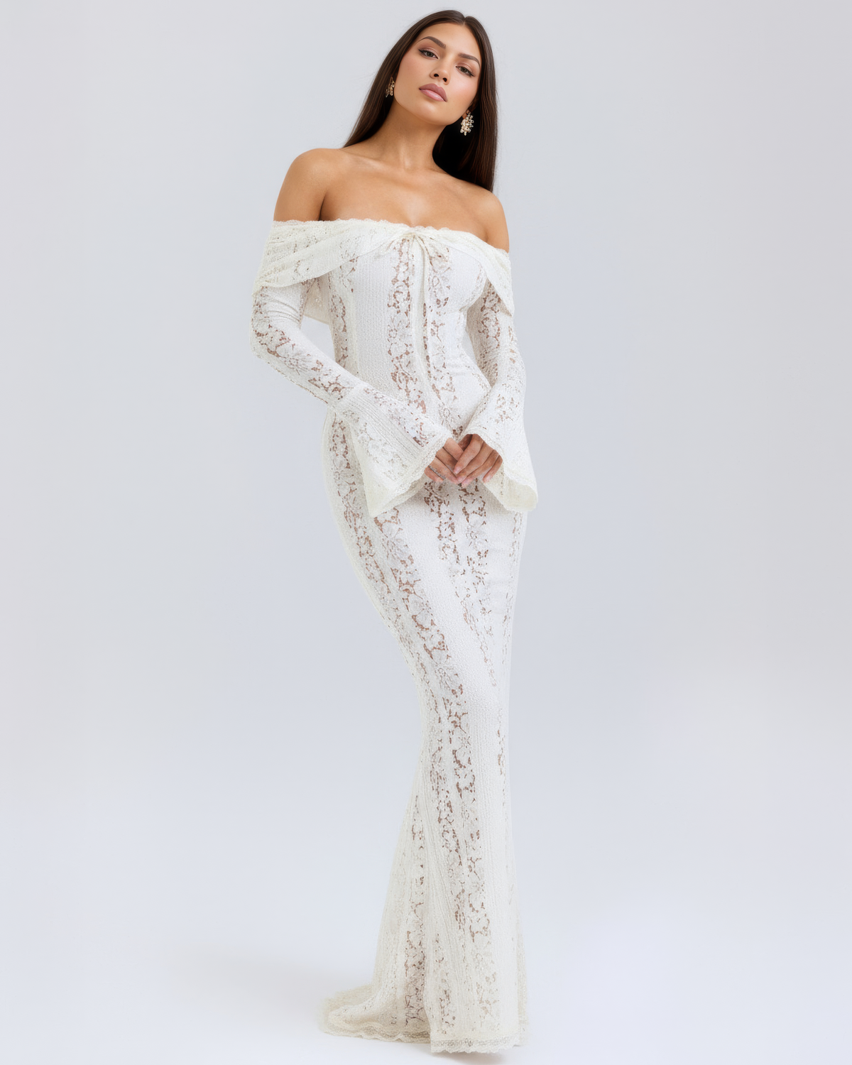 Alessandra — vestido en color blanco · Novah Collection [color:Blanco]