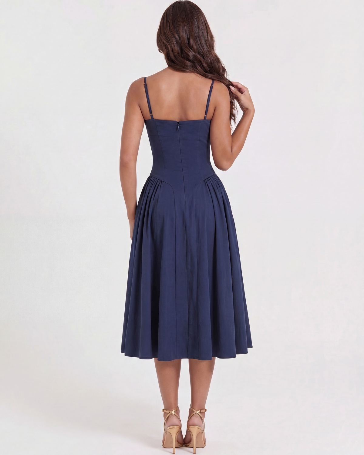 Francesca — vestido en color azul marino · Novah Collection [color:Azul Marino]