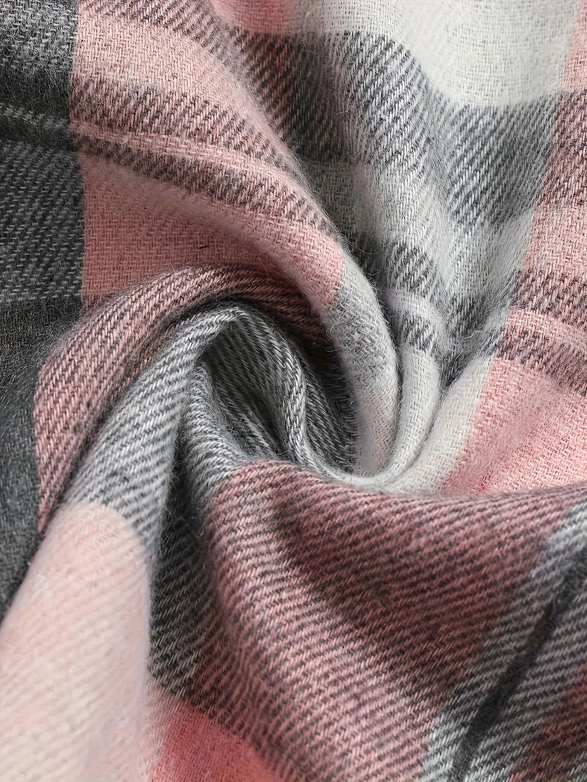 Inés — Camisa de cuadros en color Rosa Empolvado
· Novah Collection
 [color:Rosa Empolvado]